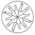 - Sea Urchin Round Stine 1695 10, 14mm