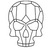 - Skull Flat Back